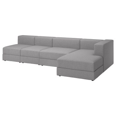 JÄTTEBO, 4,5-seat modular sofa with chaise longue, 794.714.03