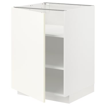 METOD, base cabinet with shelves, 60x60 cm, 795.071.24