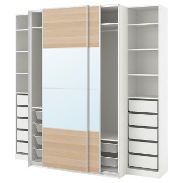 PAX/MEH/AULI, wardrobe combination, 250x66x236 cm, 795.614.27