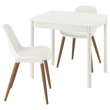 TONSTAD/GRÖNSTA, table and 2 chairs, 80/120x70 cm, 795.965.92