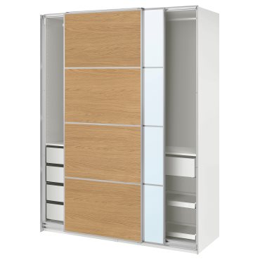 PAX, wardrobe with sliding doors, 150x66x201 cm, 796.088.54