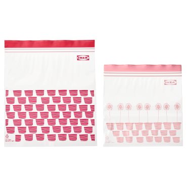 ISTAD, resealable bag/patterned, 50 pack, 805.256.74