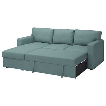 BARSLOV, 3-seat sofa-bed with chaise longue, 805.308.16