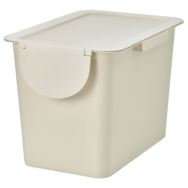 TRÖSKNING, bin with lid, 25 l, 805.922.58