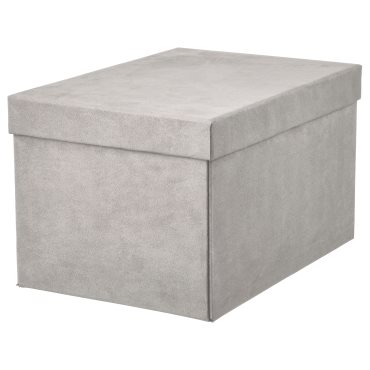 GJÄTTA, storage box with lid, 18x25x15 cm, 805.996.79