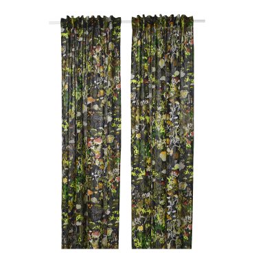 STOCKHOLM 2025, curtains with heading tape/1 pair, 145x300 cm, 806.010.88
