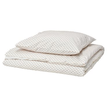 BANDKNIPPE, duvet cover and pillowcase, 150x200/50x60 cm, 806.220.00