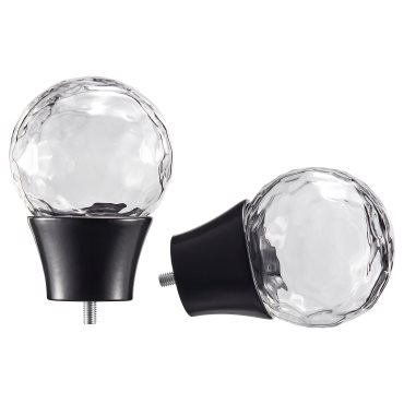 SOLBLOMMOSSA, finials, 1 pair, 806.240.75