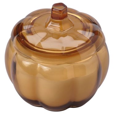 HOSTAGILLE, scented candle in glass/spiced pumpkin/2 wicks, 40 hr, 806.255.17