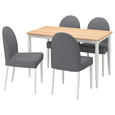 DANDERYD/DANDERYD, table and 4 chairs, 130x80 cm, 894.839.43