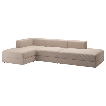 JÄTTEBO, 3,5-seat modular sofa with chaise longue, 894.851.07