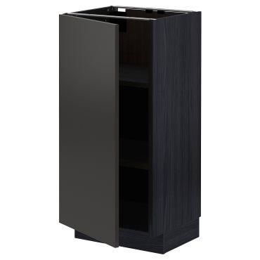 METOD, base cabinet with shelves, 40x37 cm, 894.984.35