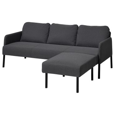 GLOSTAD, 3-seat sofa with chaise longue, 895.426.69