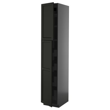 METOD/KNIVSHULT, high cabinet with 2 doors/4 drawers, 40x60x220 cm, 895.882.66