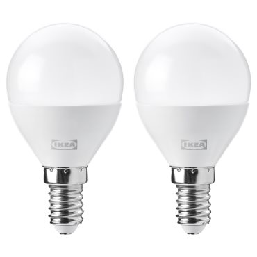 SOLHETTA, λαμπτήρας LED E14 806 lumen συμβατός με ροοστάτη/γλόμπος, 45 mm, 905.493.30