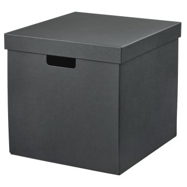 FJÄDERHARV, storage box with lid, 32x35x31 cm, 905.968.97