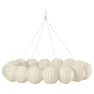 VINTERFINT, διακοσμητικό φωτιστικό οροφής με ενσωματωμένο φωτισμό LED/μπάλα κύκλος, 906.066.22