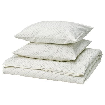 BANDKNIPPE, duvet cover and 2 pillowcases, 240x220/50x60 cm, 906.216.13