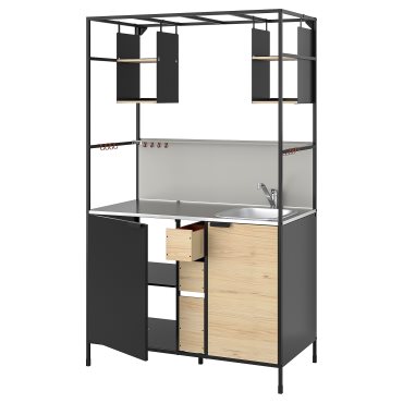 ÄSPINGE, kitchenette, 120x60x202 cm, 994.781.68