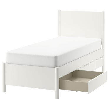 TONSTAD, bed frame with storage, 90x200 cm, 994.966.24