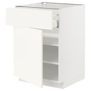 METOD, base cabinet with drawer/door, 60x60 cm, 995.069.96