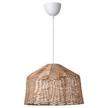 KAPPELAND/HEMMA, pendant lamp/rattan, 995.257.87