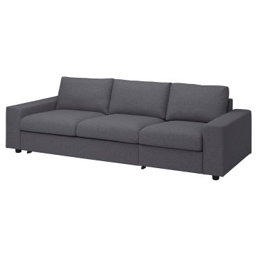 VIMLE, 3-seat sofa-bed with wide armrests, 995.452.57