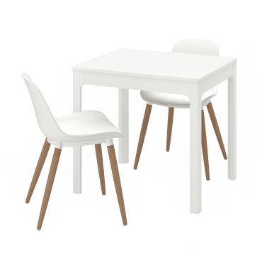 EKEDALEN/GRONSTA, τραπέζι και 2 καρέκλες, 80/120 cm, 995.487.98