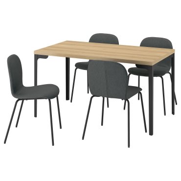 SKÅLSTA, table and 4 chairs, 140x80 cm, 996.092.11