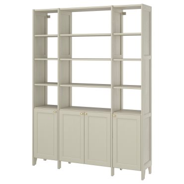 GULDDRAGARE, storage combination with 4 doors with shelves, 162x37x216 cm, 996.124.64