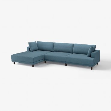 UPPÅKRA, 4,5-seat modular sofa with chaise longue, left, 996.140.81
