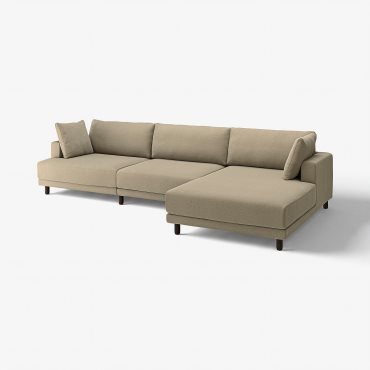 UPPÅKRA, 4,5-seat modular sofa with chaise longue, right, 996.141.37