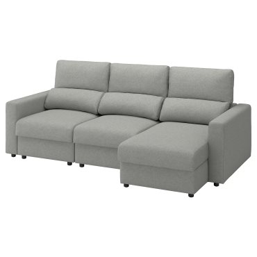MALMKÖPING, 3-seat sofa with chaise longue, 996.268.14