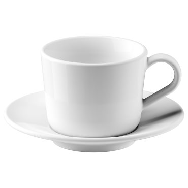IKEA 365+, Φλυτζάνι και πιατάκι, 702.834.06