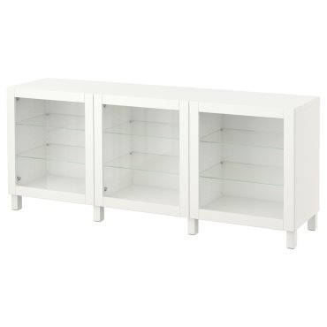 BESTÅ, σύνθεση αποθήκευσης με πόρτες, 180x42x74 cm, 891.399.23