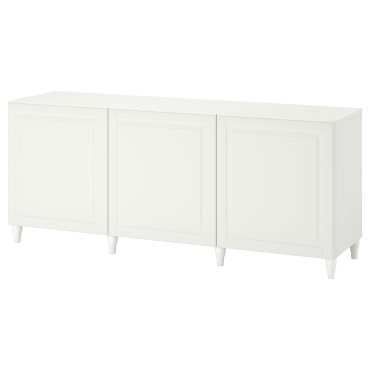 BESTÅ, σύνθεση αποθήκευσης με πόρτες, 180x42x74 cm, 293.848.99