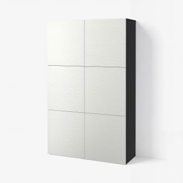 BESTÅ, σύνθεση αποθήκευσης με πόρτες, 120x42x193 cm, 590.715.28