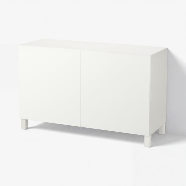 BESTÅ, σύνθεση αποθήκευσης με πόρτες, 120x42x74 cm, 892.098.26