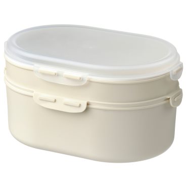 UTBJUDA, stackable lunch box for dry food, 005.186.58