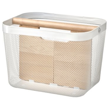 RISATORP, basket with compartments, 33x24x23 cm, 005.276.34