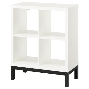 KALLAX, shelving unit with underframe, 77x94 cm, 094.426.40