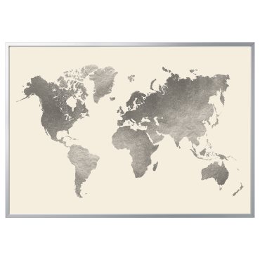 BJORKSTA, πίνακας/Ο κόσμος, 200x140 cm, 095.089.47