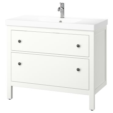 HEMNES/ORRSJON, wash-stand with drawers/wash-basin/tap, 102x49x89 cm, 095.468.07