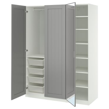 PAX/KAMMAR/GULL, wardrobe combination, 150x60x201 cm, 095.725.42