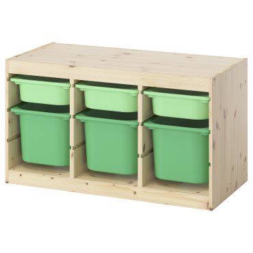 TROFAST, storage combination with boxes, 93x44x52 cm, 095.749.18