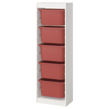 TROFAST, storage combination with boxes, 46x30x145 cm, 095.754.80