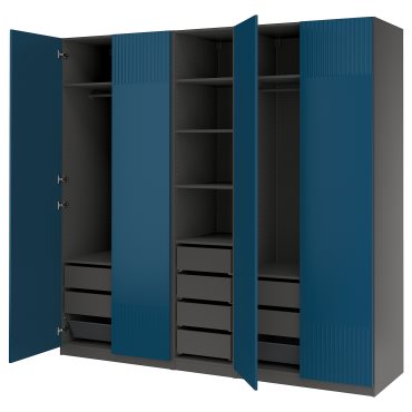 PAX/FYRUDDEN, wardrobe combination, 250x60x236 cm, 095.817.49