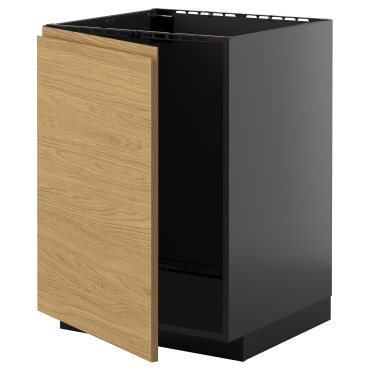 METOD, base cabinet for sink, 60x60 cm, 095.880.86