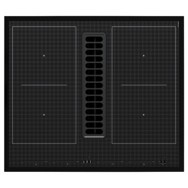 TÄCKNAN, induction hob/interior extractor with recirculation kit/IKEA 500, 60 cm, 096.125.00