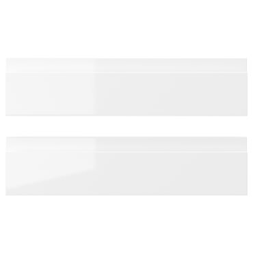 VOXTORP, πρόσοψη συρταριού/γυαλιστερό, 2 τεμ. 40x10 cm, 103.974.96